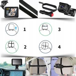  1080P Hd kamera autós kamera gyerekeknek éjszakai üzemmóddal