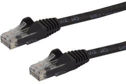 StarTech N6PATC5MBK hálózati kábel Fekete 5 M Cat6 U/UTP (UTP) (N6PATC5MBK)