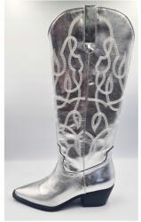 Steve Madden Knighly Ezüst Színű Cowboy Csizma méret 37-es méret (SM11002176)