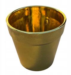  Termelő Kaspó Vagy Virágkompozíció Pvc Arany Tömör 9, 5 cm (DON-ZŁ-9)