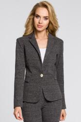 MOE Ágytakaró Elegáns Női Blézer Klasszikus Szürke 36-OS (M197 GRAFIT MEL S)