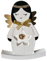 Flexible BV Karácsonyi angyalka figura csengővel 17, 5 cm (2577867)