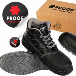 ProofSafety Munkavédelmi Cipő Férfi Munkavédelmi Cipő Proof S3 Bőr 45-ÖS (Buty Robocze Trzewiki CLAS-XL 10 45)