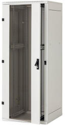 KELine Rack Szekrény 42U 600x1000mm álló, Biztonsági üvegajtóval, Levehető oldal/hátfal Max. teherbírás: 800kg (RMA-42-A61-BAY-N1) - compzone