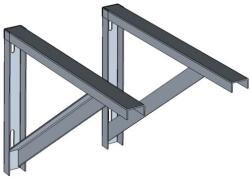 NIKO Consola fixare perete cos fum inox D180 DP NIKO (CORDP/180)