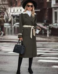 Shein Kabát Khaki MIDI XL XL