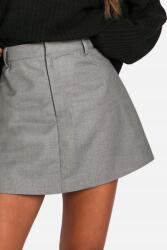 Boohoo KC85305 Boohoo Szürke Magas Derekú Miniszoknya (35) L