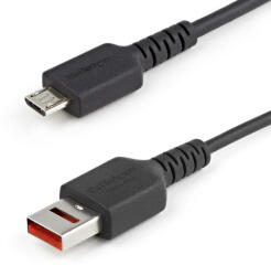 StarTech USBSCHAU1M USB kábel USB 2.0 1 M USB A Micro-USB B 0, 48 Gbit/s Fekete (USBSCHAU1M)