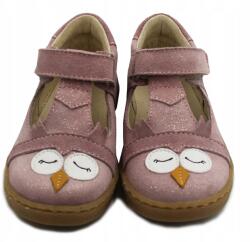 Mido Noster Rózsaszín csillámos bagoly mintás balerinacipő lányoknak Mido 26-os (30-43)