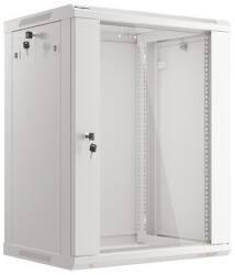 Lanberg WF01-6415-10S állvány 15U Falra szerelhető állvány Szürke (WF01-6415-10S)