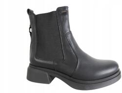 Rammit Bokacsizma, Size 39, fekete bőr (1766/5)