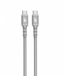 TB USB C - USB C cable 1 m. silicone grey (AKTBXKUCC2SI10G)
