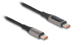 Delock 86809 USB kábel USB 2.0 2 M USB B USB C 0, 48 Gbit/s 100 W Fekete (86809)