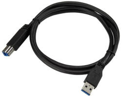 StarTech USB3CAB1M USB kábel USB 3.2 Gen 1 (3.1 Gen 1) 1 M USB A USB B 5 Gbit/s Fekete (USB3CAB1M)