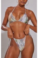 Prettylittlething Háromszög Mintás Bikini Felső (42) (565466)