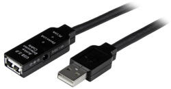 StarTech USB 2.0, 35 m, M/F USB kábel USB A Fekete (USB2AAEXT35M) - compzone