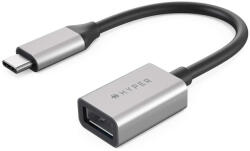 HYPER HD425D-GL USB 3.2 Gen 2 (3.1 Gen 2) 0, 0176 M USB C USB A Fekete, Ezüst (HD425D-GL)