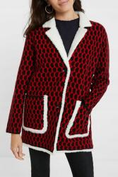 Desigual Piros Egysoros Kabát (XL) (593949)