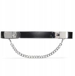 Guess Fekete-ezüst Öv, Size M, poliuretán, ezüst csat (378784)