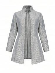 Shein IC27303 Shein Szürke Női Kabát Csat Nélkül 48