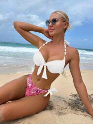 Shein Fürdőruha Alsó Megkötős Bugyi Rózsaszín 36 S__s