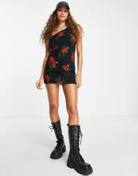 Topshop CC52204 Topshop Ruha Mini Virágmintás Xs