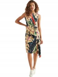 Superdry Aszimmetrikus Ruha, Size 38, mintás, viszkóz (391061)