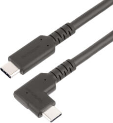 StarTech RUSB31CC1MBR USB kábel USB 3.2 Gen 2 (3.1 Gen 2) 1 M USB C 10 Gbit/s 100 W Fekete (RUSB31CC1MBR)