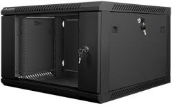 Lanberg WF01-6606-10B állvány 6U Falra szerelhető állvány Fekete (WF01-6606-10B)