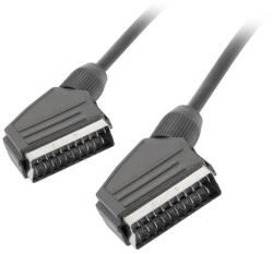 Lanberg CA-EUEU-10CC-0018-BK SCART kábel 1, 8 M SCART (21-pin) Fekete (CA-EUEU-10CC-0018-BK) - compzone