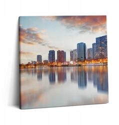 Wallfluent Vászonkép Canvas Modern Irodába Párizsi panoráma Eiffel-toronnyal 60x60 cm (010030010270000005575)