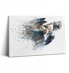 Wallfluent Vászonkép Hálószobába Vállra Hajó Kapitány Távcsővel 30x20 cm (010030010150000074786)