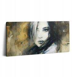 Wallfluent Canvas Fotó Vászon Étkező Tartós Fali Festett Női Portré (010030010010000074935)