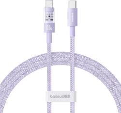 Baseus Gem USB C to USB C fast charging cable 1 m 100 W Purple (P10373000511-00)