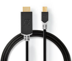 Nedis CCBW37604AT20 video átalakító kábel 2 M Mini DisplayPort HDMI Antracit (CCBW37604AT20)