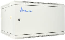 Extralink szafa wisz 19" 6U 450mm szara d. blaszane Falra szerelhető Szürke (EX.12998)