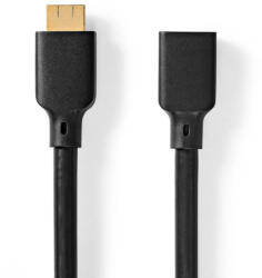 Nedis CVGP35090BK20 HDMI kábel 2 M HDMI A-típus (Standard) Fekete (CVGP35090BK20)