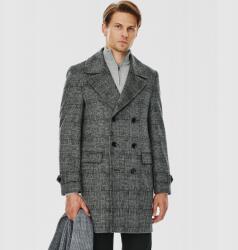 Pako lorente Szürke kétsoros kockás férfi kabát Pako Lorente 54-es méret