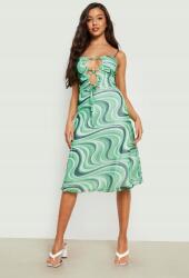 Boohoo Zöld Ruha Mintás (36) (GZZ16226-320)