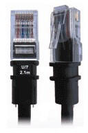 PatchSee Cat5e FTP 0.6m Fekete 0, 6 M (F/2)