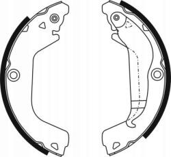 ABE Fékpofák Kpl. C00013ABE Abe