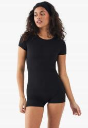 Boohoo Fekete Overál Sima Cipzáras Rövid Szárú Boohoo XL