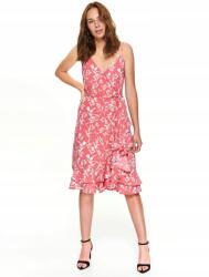 Top Secret KC61207 Top Secret Ruha MIDI Virágmintás Fodros Vállpánt 42