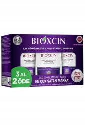 BIOXCIN Fekete Fokhagymás Sampon Hajhullás Ellen (3x 300ml) (5006062)