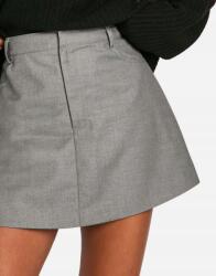 Boohoo Szürke Mini Szoknya Egyenes Klasszikus Magas Derekú Rövid Trapéz Boohoo 42