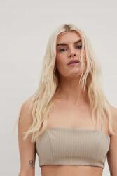 NA-KD Bézs Csíkos Vállpántos Rövid Felső Na-kd 40