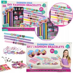  Karkötő készítő szett Kreatív Szilikon 190 db-os (BRANSOLETKI SILIKONOWE)