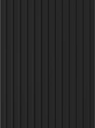 Mexen Lam-B fali lamellák 275 x 31, 5 cm, 4 mm HDF lap, Fekete Fényes - S100-275317-2812-055 (S100-275317-2812-055)