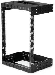 StarTech RK15WALLOA állvány 15U Falra szerelhető állvány Fekete (RK15WALLOA)