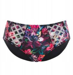 Panache Bugyi L Floris Fekete Virágos (7312)